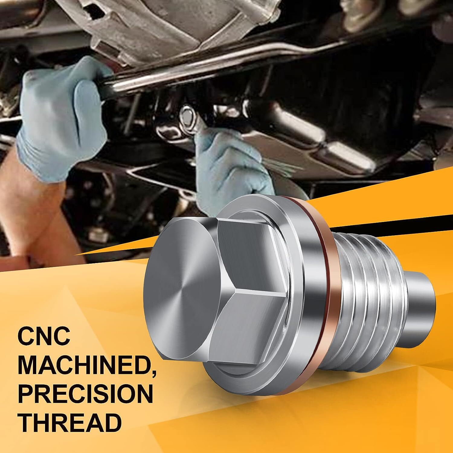 For Honda Acura Engine Magnetic Oil Drain Plug Screw Nut Bolt Sumps M14x1.5