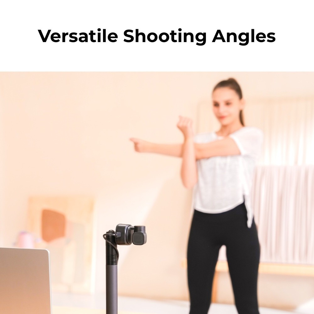 OBSBOT Tiny 2 Lite AI Powered 4K PTZ Webcam with Advanced CMOS Sensor Bundle