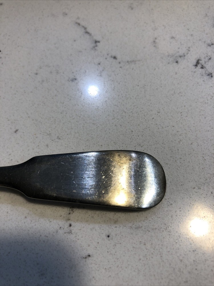 Antique 1846 Rogers AA Silverplate Shell Pattern Sugar/Berry Spoon