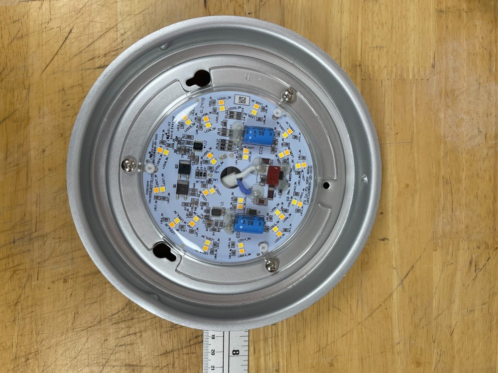Hampton Bay Madison LED Light Module 52" Ceiling Fan Brushed Nickel