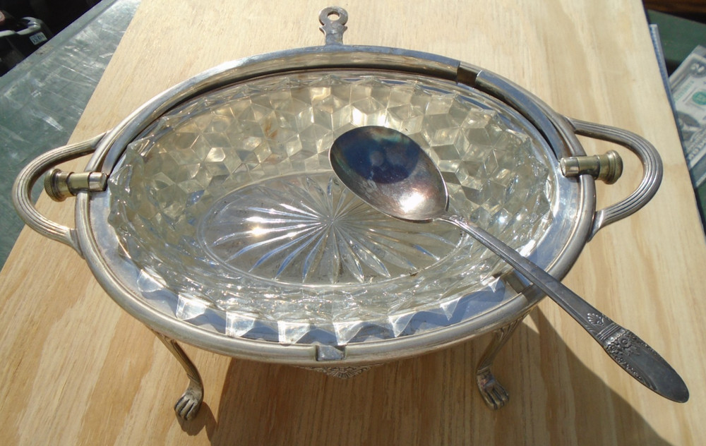 Breakfast Warmer Barrclouch Leeds Rolltop England Silverplate