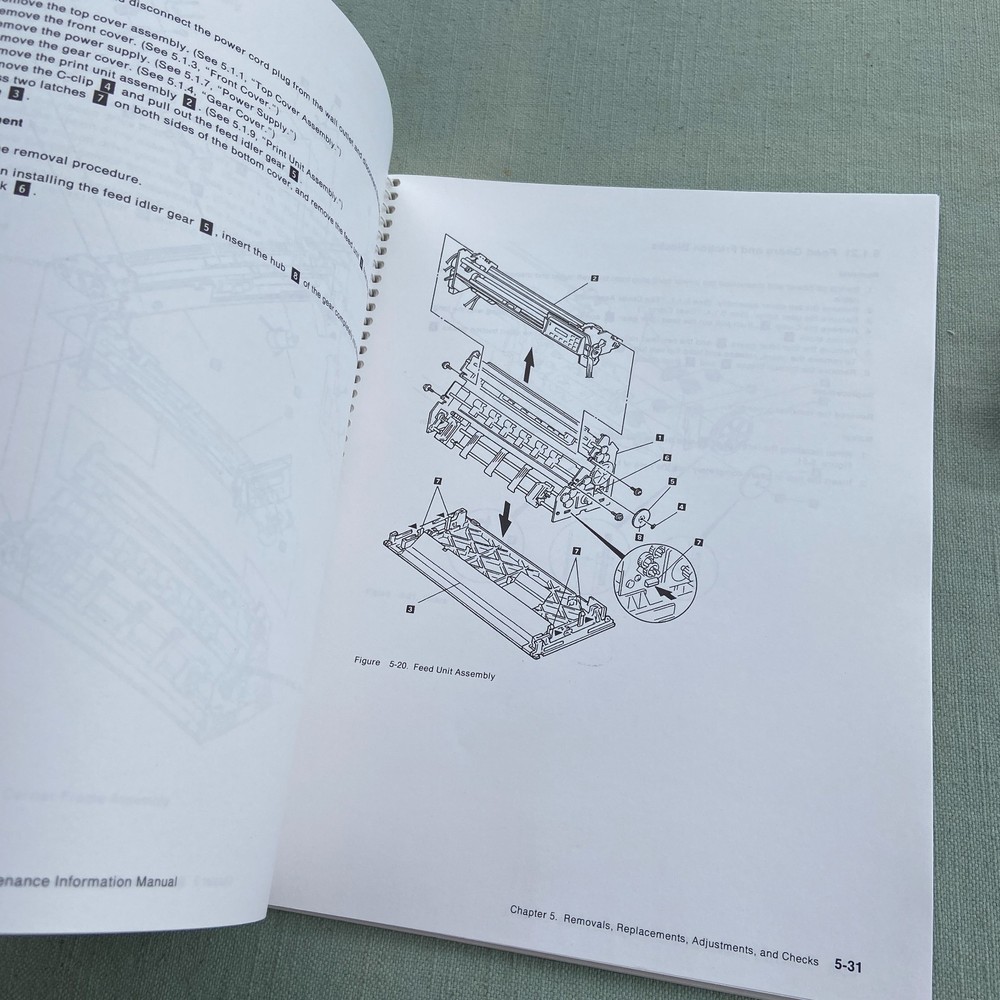 IBM Book Laser Printer Technical Reference 4226 4019 Users Guide Manual 1989 90