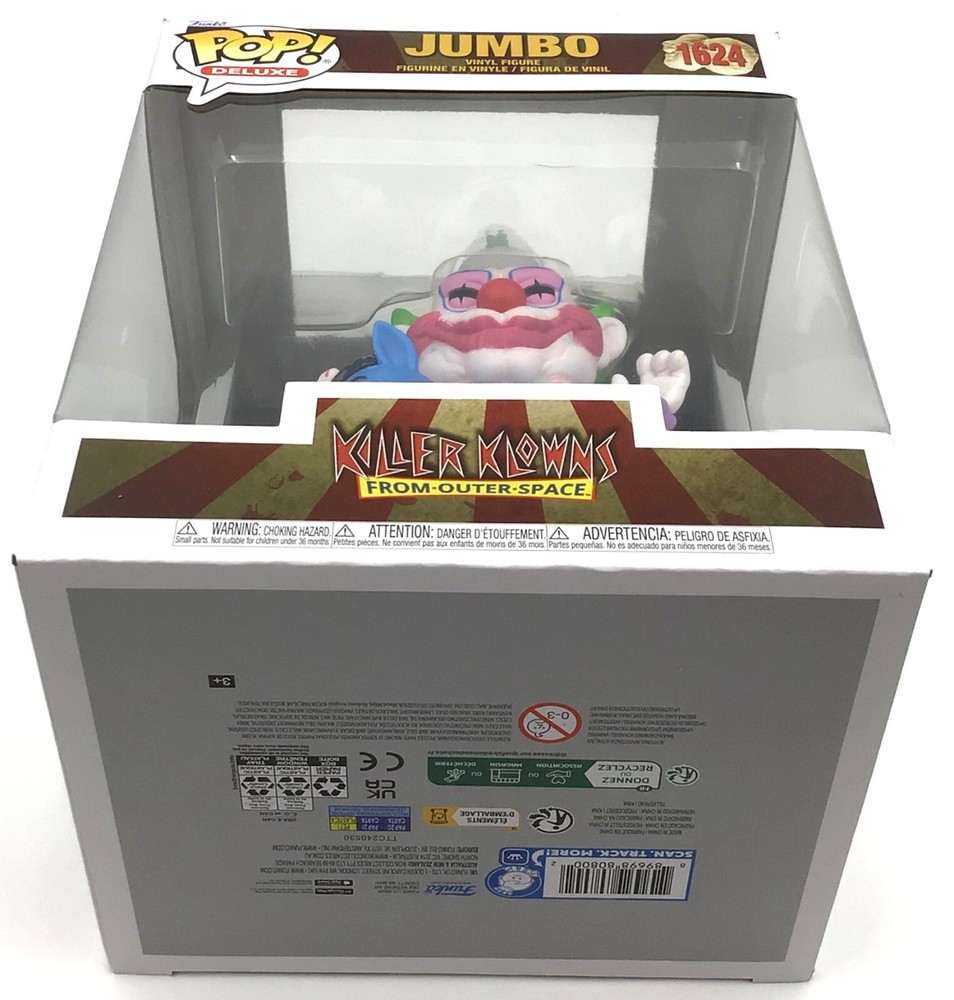 Funko Pop! Deluxe Killer Klowns from Outer Space 6" Jumbo #1624 with Protector