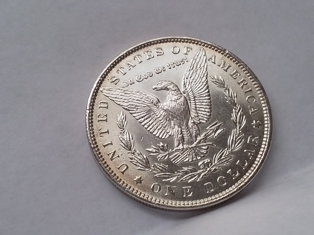 1890-P BU/MS MORGAN SILVER DOLLAR
