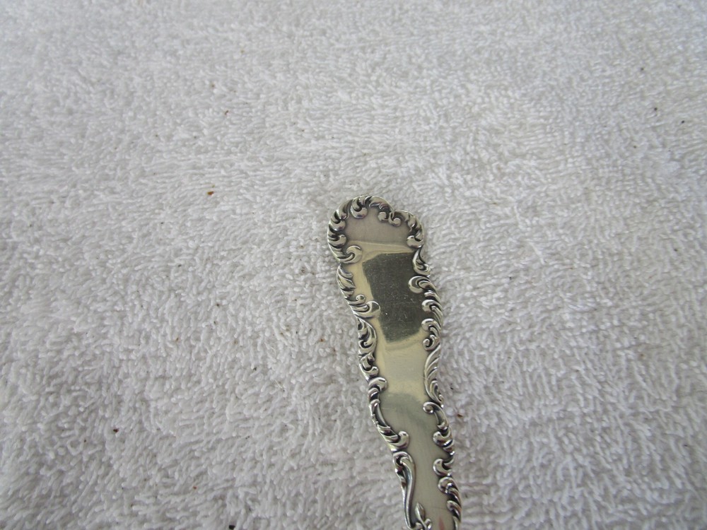 RARE VINTAGE DESIGN [ ROGERS AA ] SILVERPLATED 8-1/2" SERVING SPOON~~CLEAN!