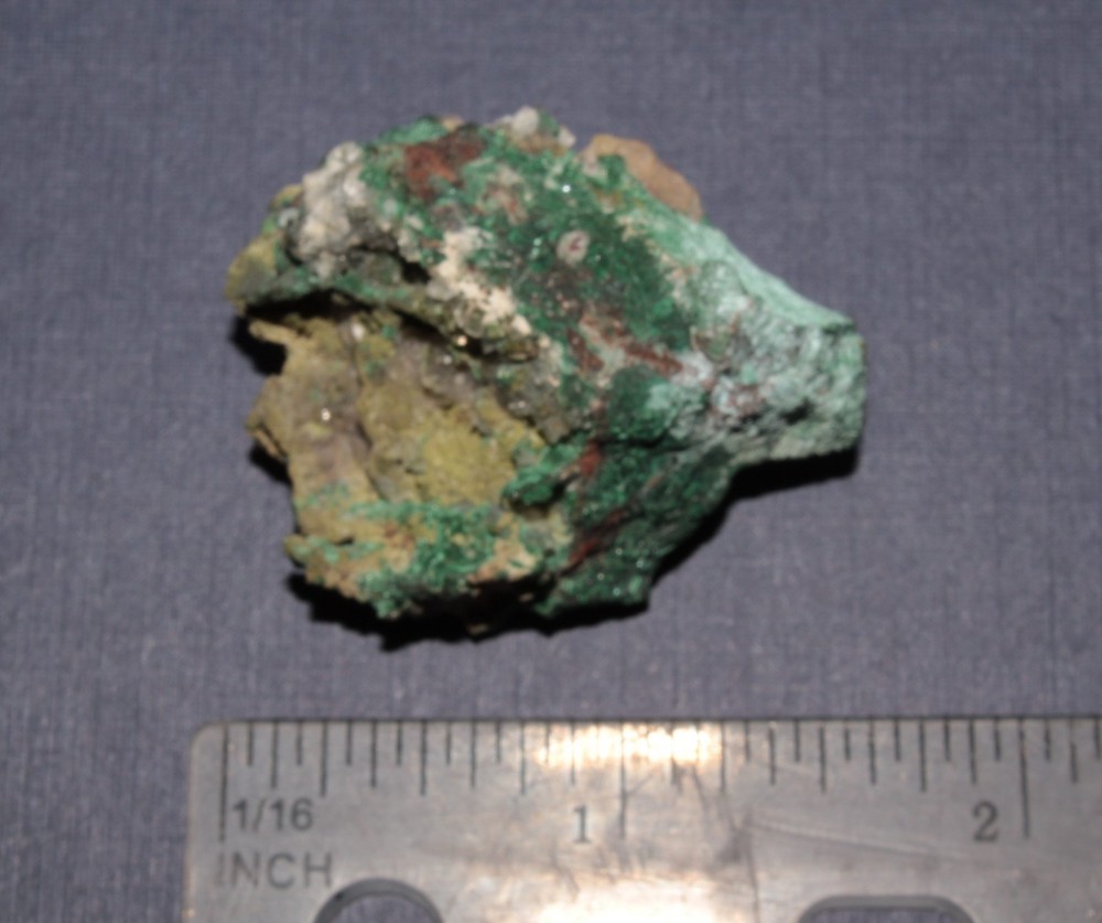 Tsumeb Mine Mineral Specimen Calcite Malachite #8