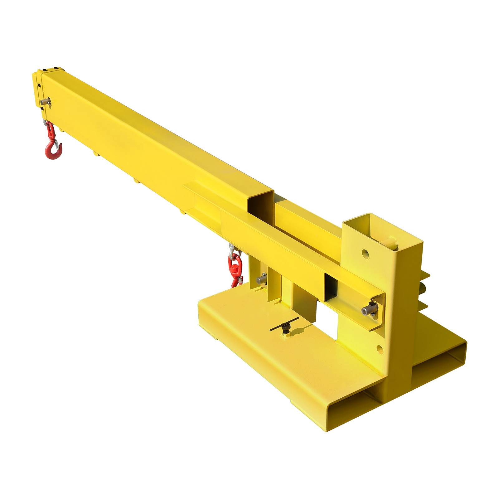 Forklift Jib Boom Crane 6000lbs Forklift Mobile Crane with 2 Hooks