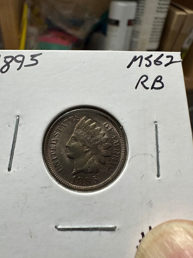1895 indian head cent Unc. RB