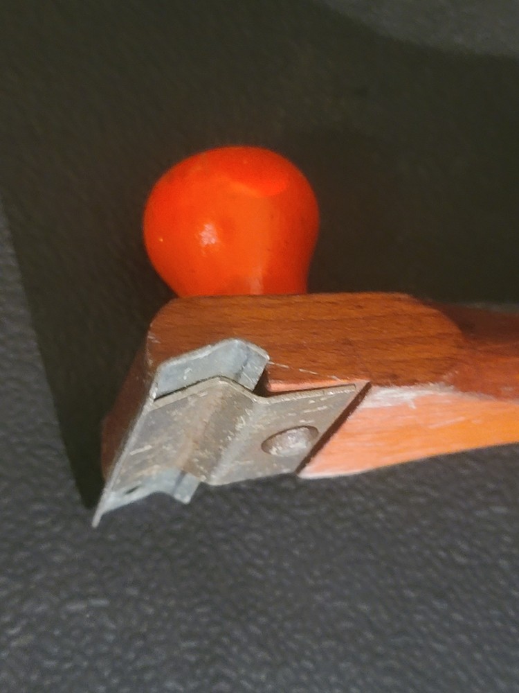 Vintage Hyde Long Handled Scraper #C81 Wood Handle