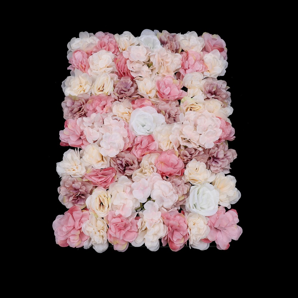 12Pcs Flower Wall Panel Artificial Flower Wall Backdrop Flower Decoration