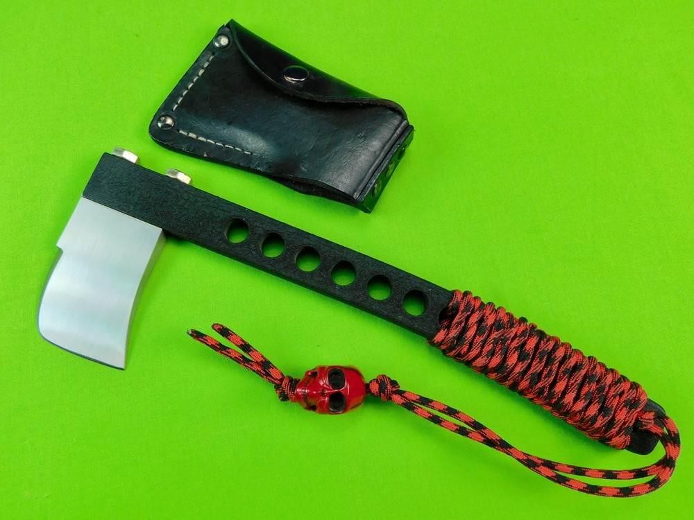 Vintage US Custom Made Handmade Tomahawk Axe w/ Sheath
