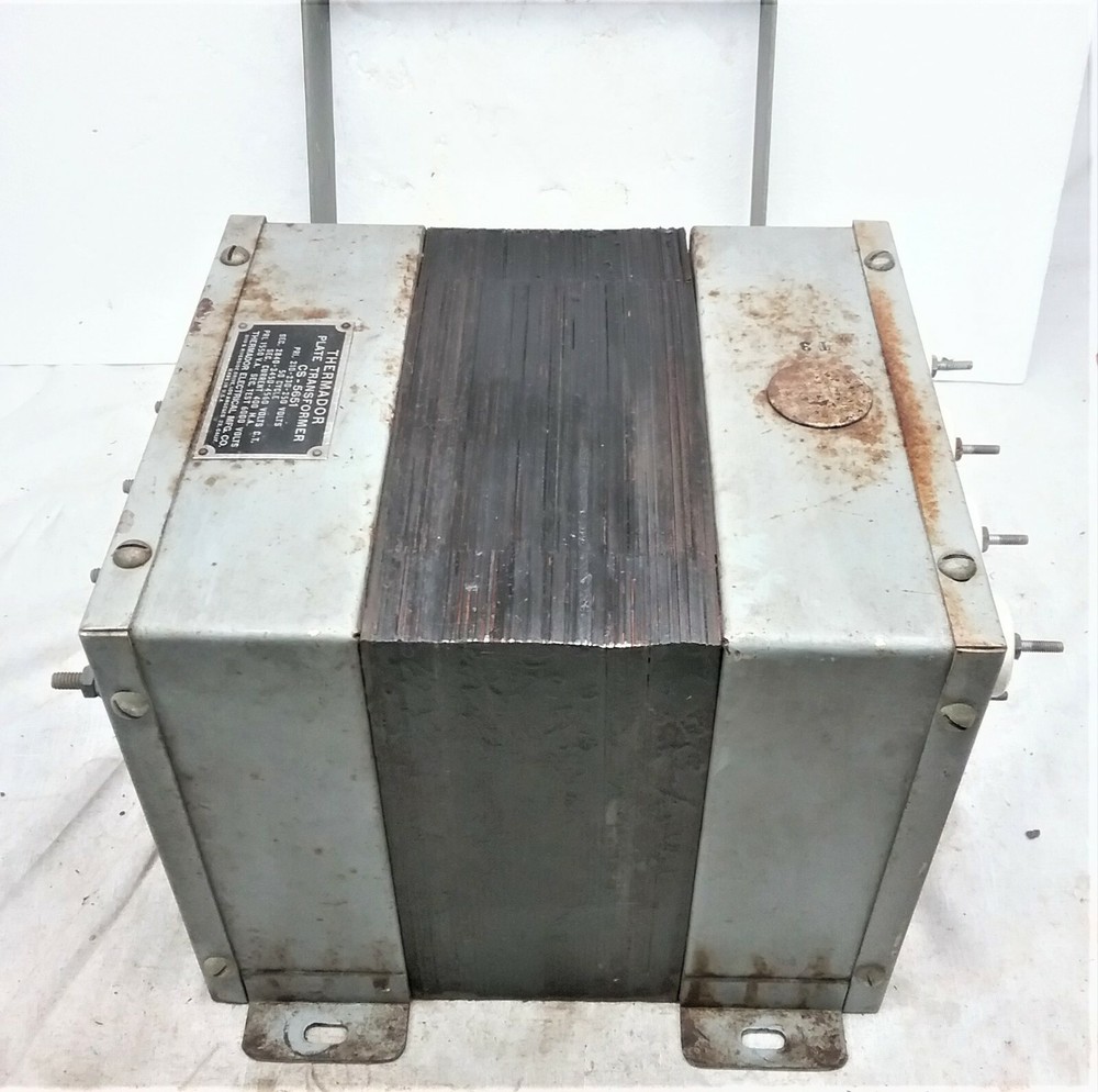 1 THERMADOR PLATE TRANSFORMER 210-230-250 V @ SEC 2840 - 3450 - 4560 VOLT C.T