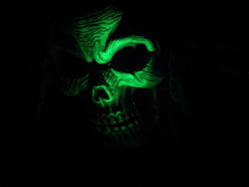 Nightmare Light Halloween GREEN LED PIR Sensor Strobe props rare trigger scary