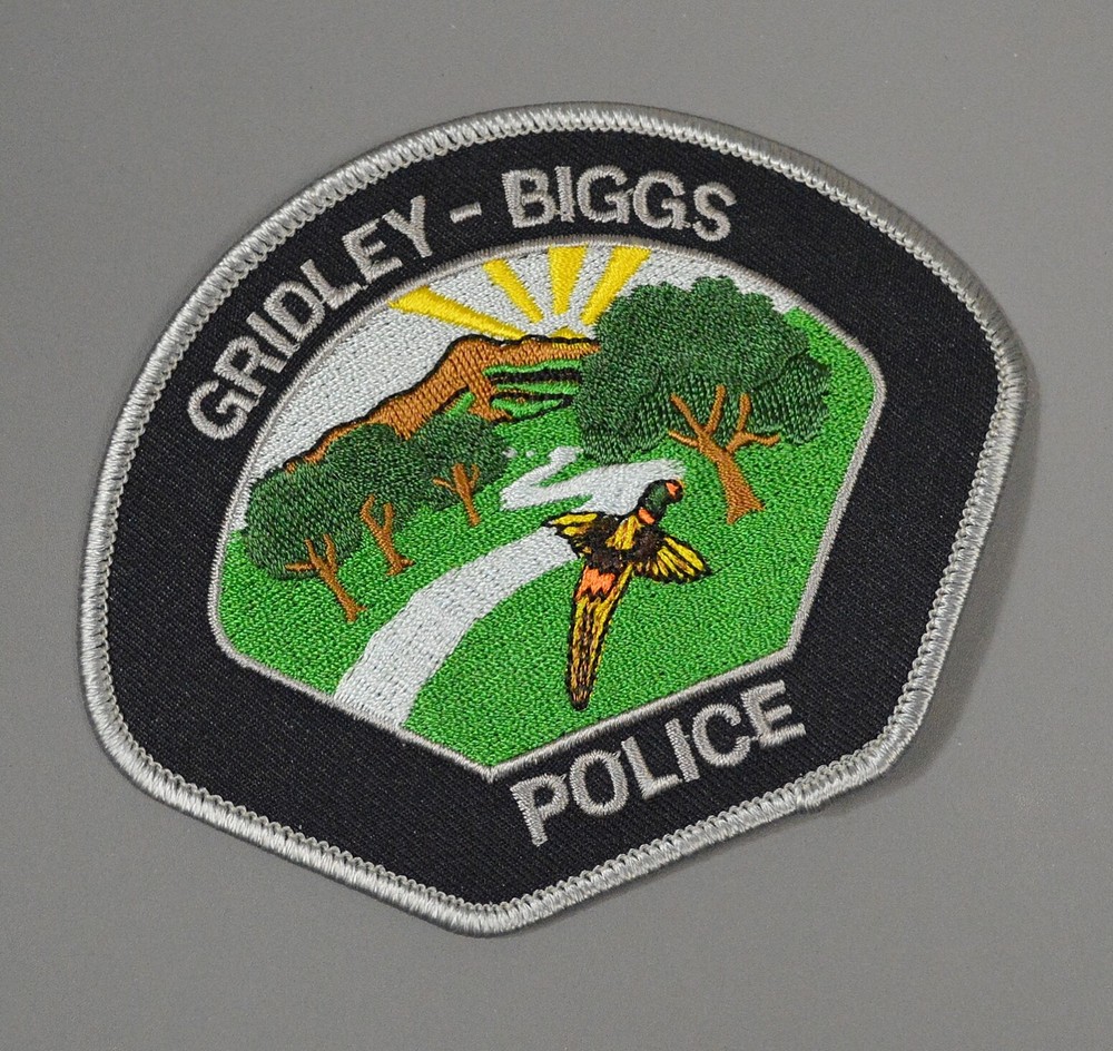 Gridley - Biggs California Police Patch ++ Mint Butte County CA