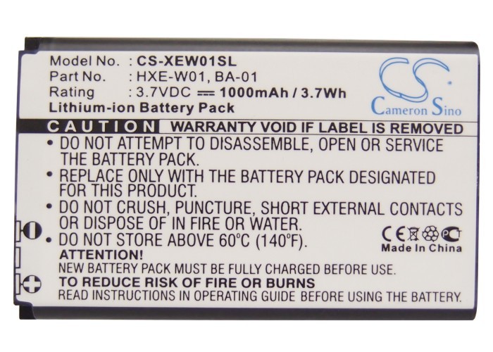 Battery for Socket Communications Bluetooth GPS R 1000mAh / 3.70Wh