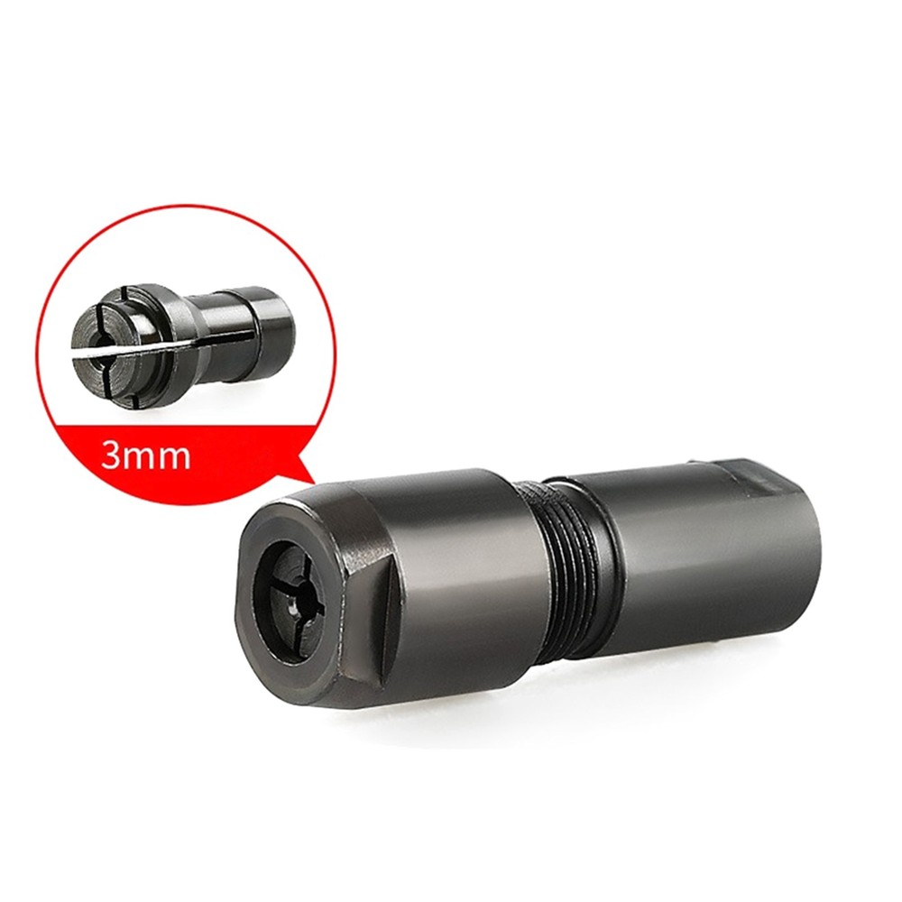 Conversion Adapter for Turning 100-Tyle Angle Grinder into Straight Grinder