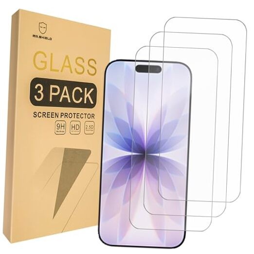 Screen Protector compatible with iPhone 17 / iPhone 17 Pro [6.3 Inch]