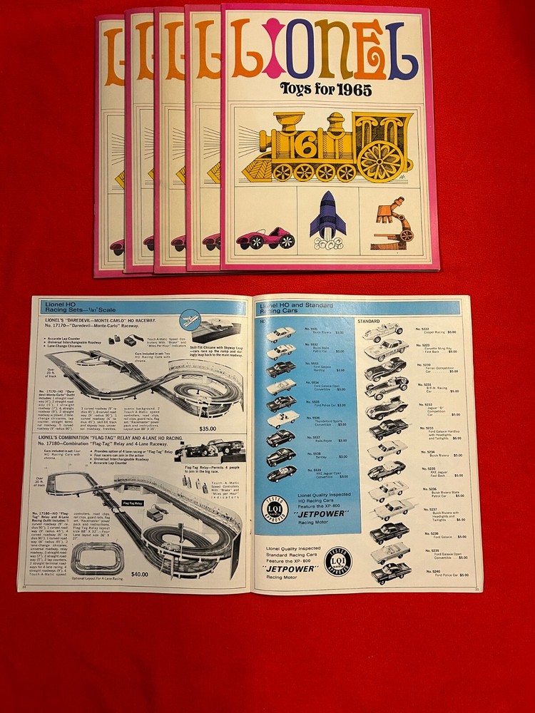 ORIGINAL LIONEL POSTWAR 1965 CONSUMER TRAIN CATALOG IN C8/9 CONDITION