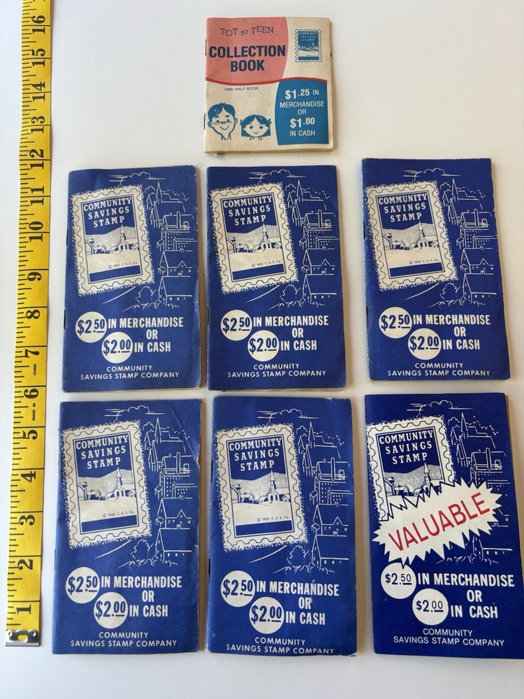 7 Community stamp Books 1953