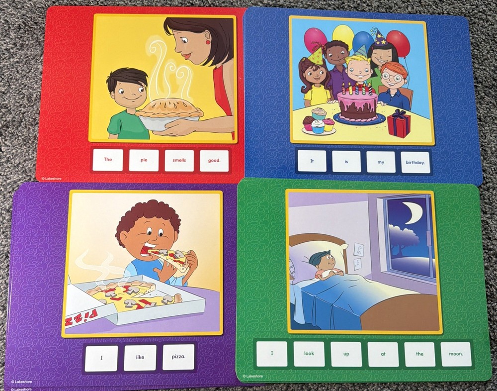 Lakeshore Learning Instant Learning Center Simple Sentences / Shake & Play Blend
