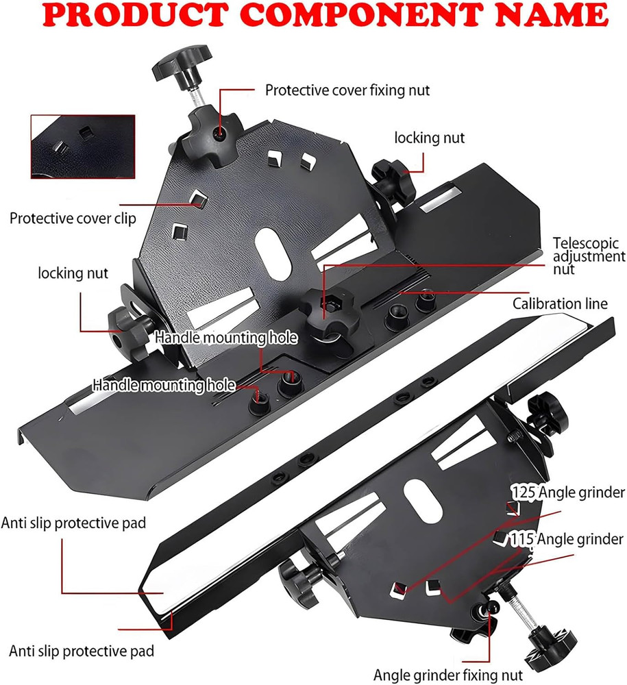 45 Degree Tile Chamfering Tool, Angle Grinder Tool for Tile Chamfering, Tile Cut