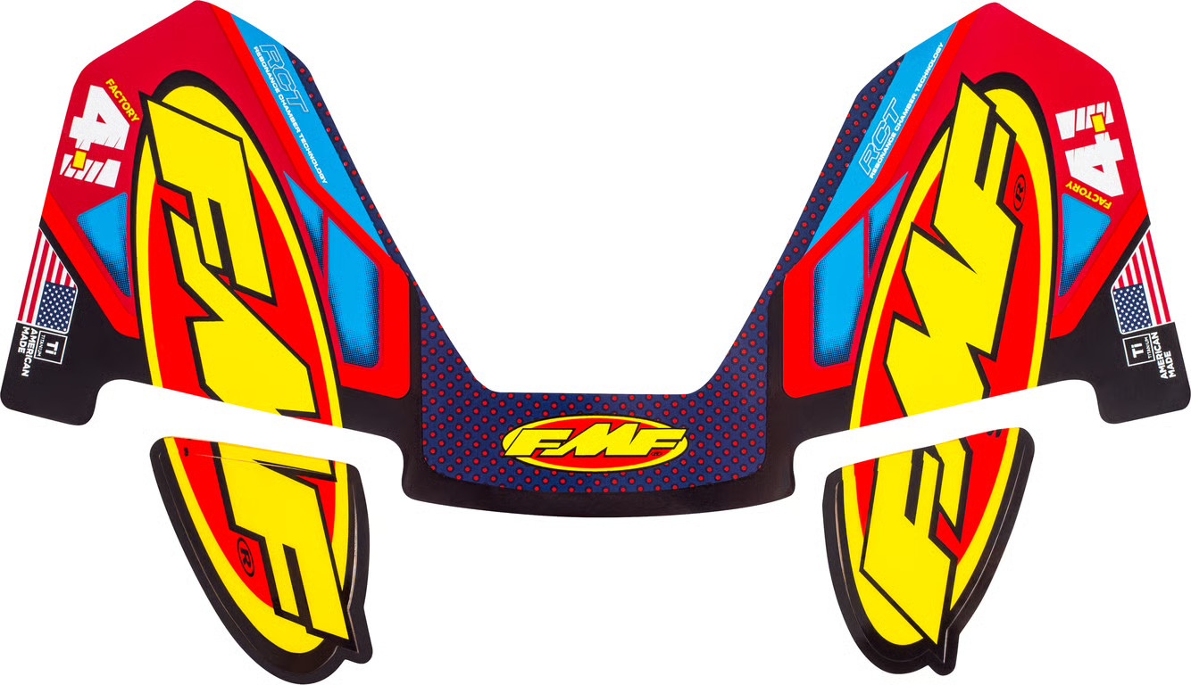 FMF Factory 4.1 Exhaust Replacement Sticker Decals RCT Wrap 014841 27-5477