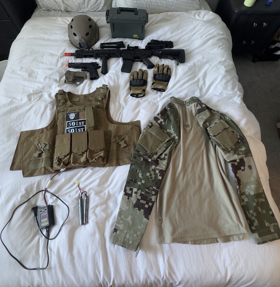 AIRSOFT SET WITH BIODEGRADABLE AMO