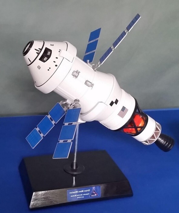 3d printed Orion spacecraft, crew module, service Module, ICPS, CM, SM 1/72