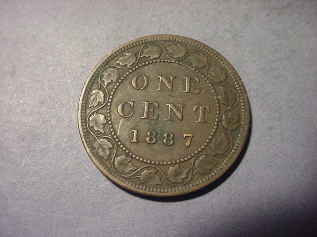 Canada Large Cent 1887 #92957