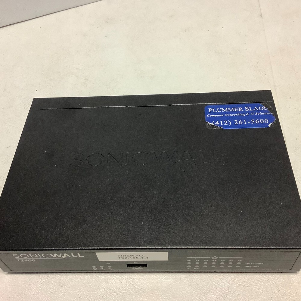 SonicWall TZ400 Network Security/Firewall NO ADAPTOR
