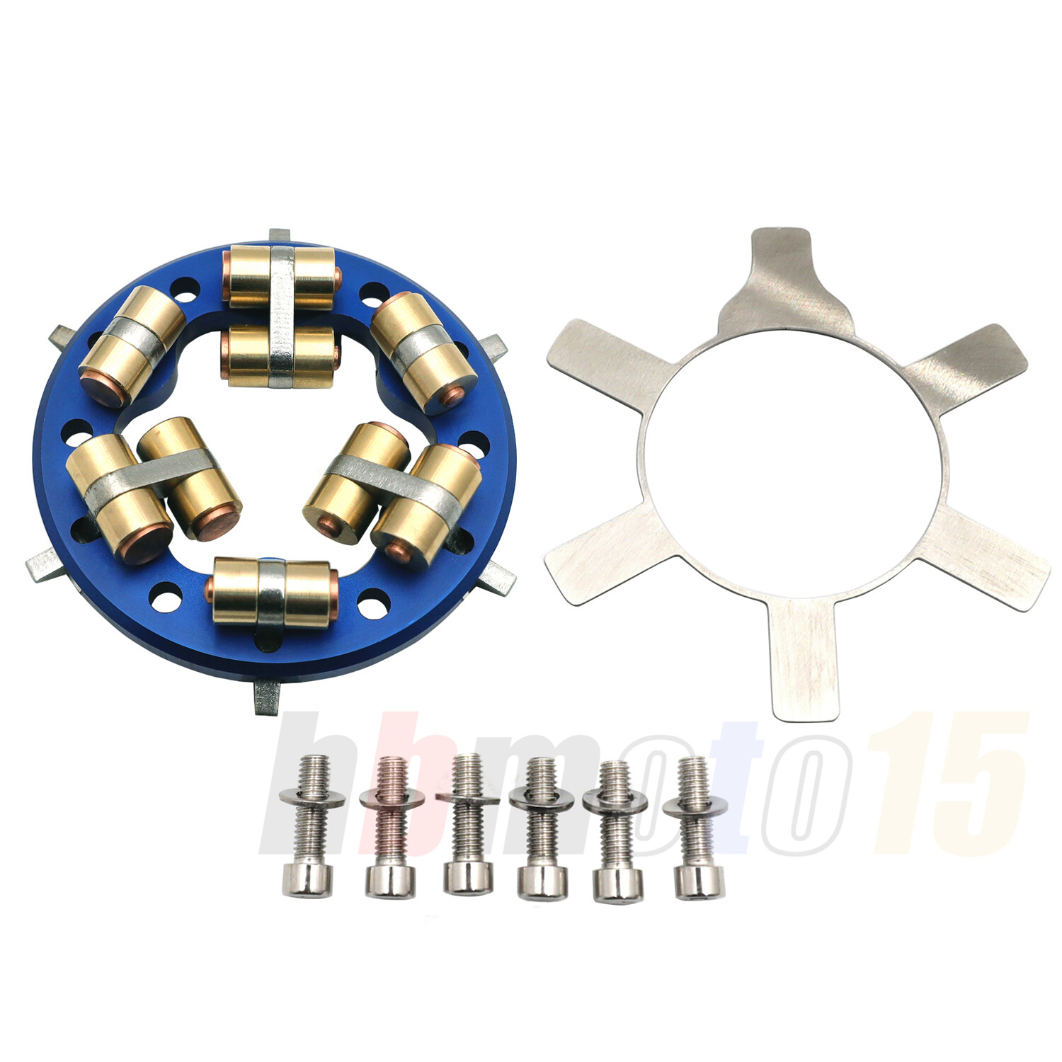 Variable Pressure Clutch Plate Blue For 1998 - 2006 Big Twin + 40% clamp force