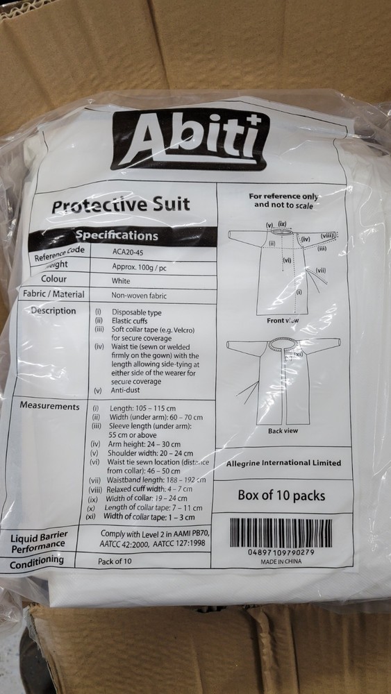 Abiti Protective Suits Aca20-45