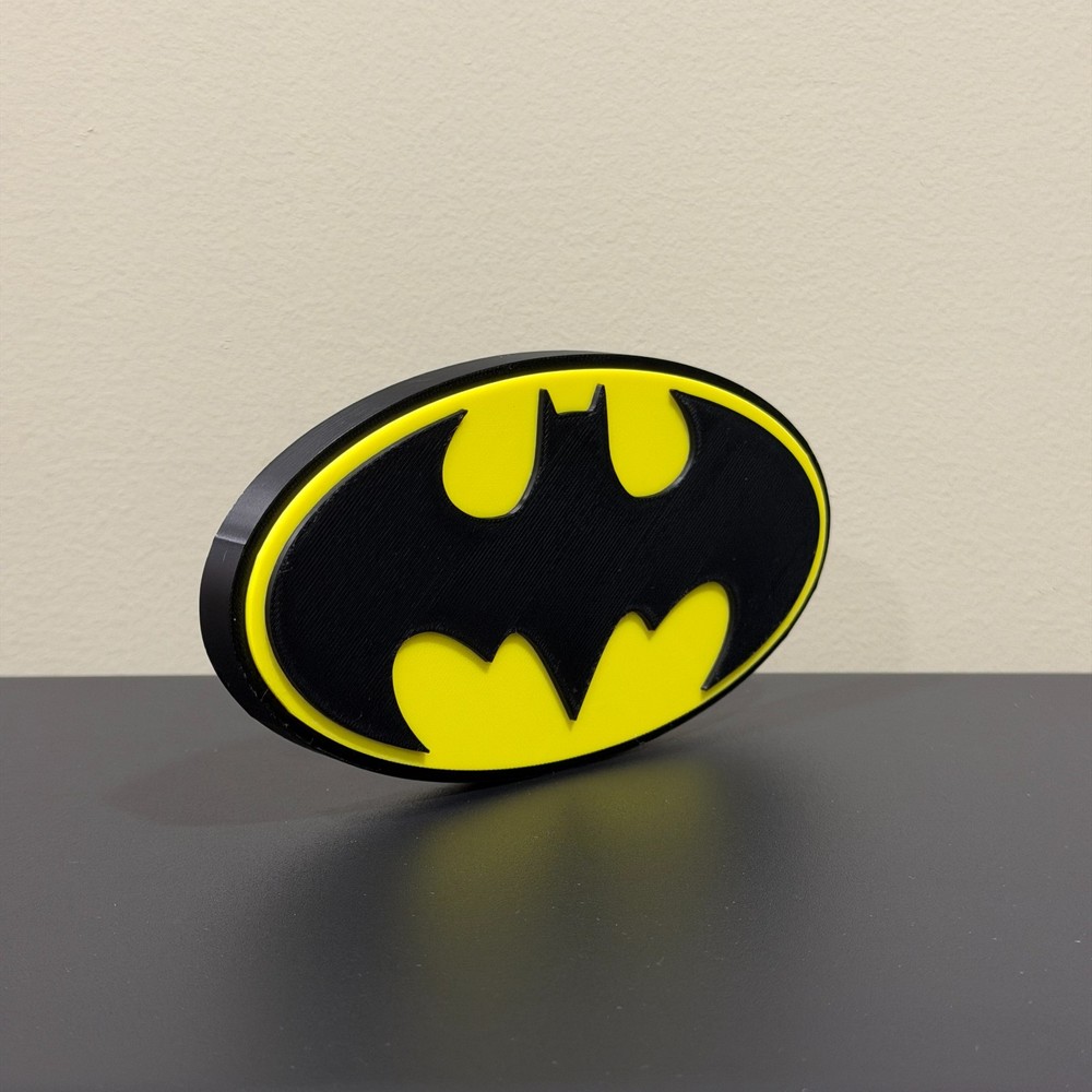 Batman logo decor sign 3D printed display