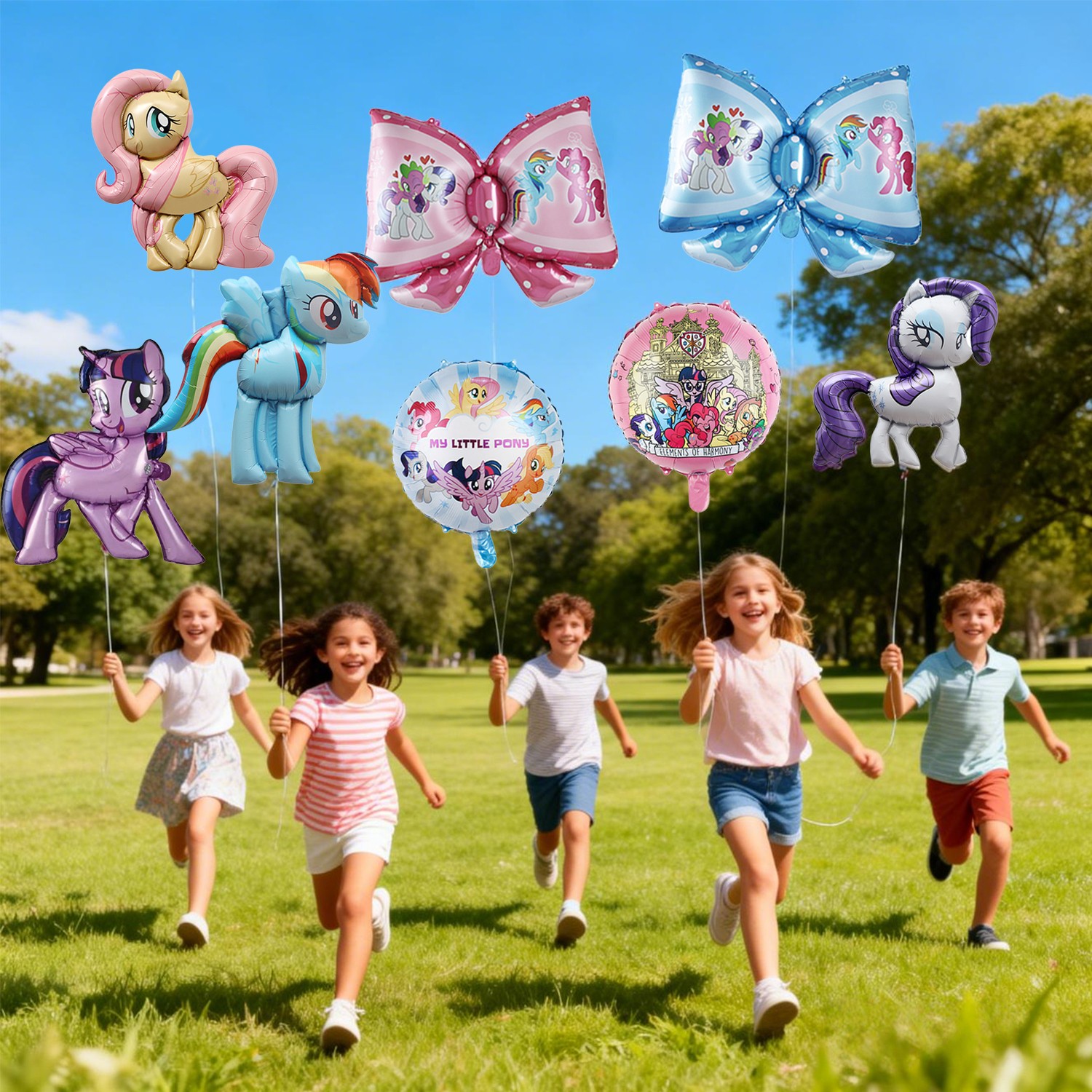 My Little Pony Foil Balloons Set My Little Pony Birthday Party Decoration Kids
