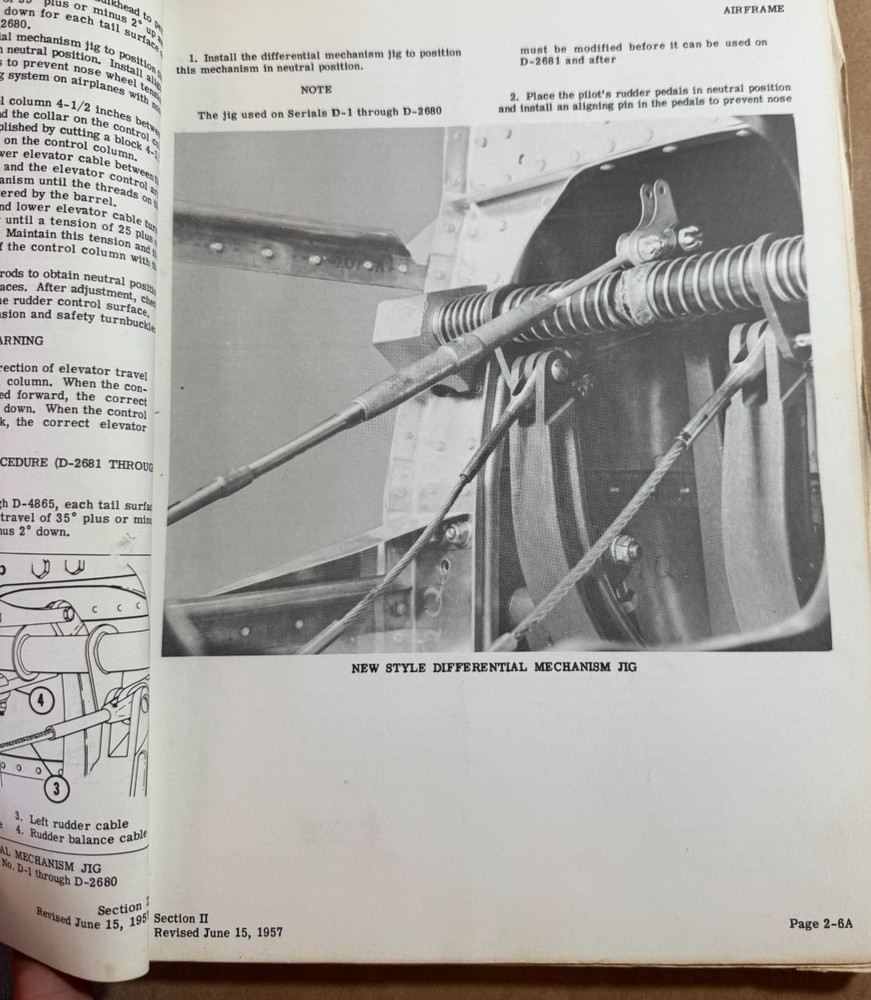 Original 1957 Beech Model 35 Maintenance Manual