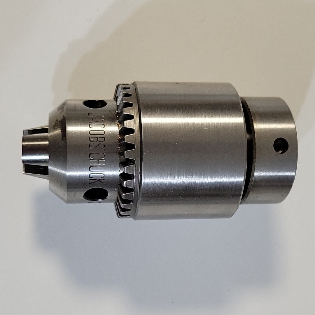 Vintage NOS Jacobs 633C 1/2" 33 Taper Drill Press Chuck Threaded Mount w/ Key