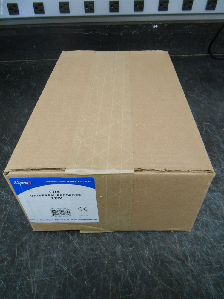 SEALED SUPCO CR4 6" DIGITAL UNIVERSAL RECORDER & KTH TEMPERATURE/HUMIDITY SENSOR
