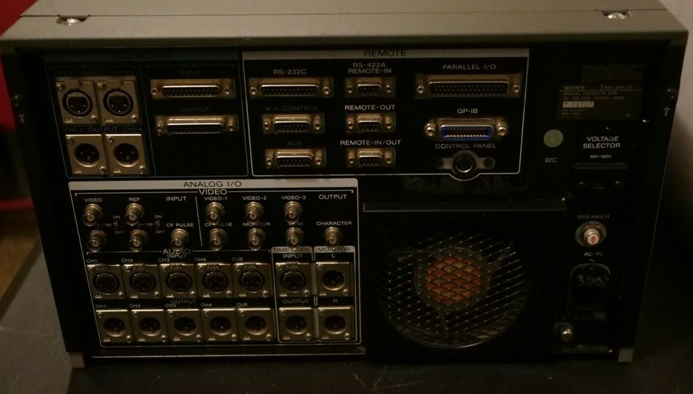 Sony DVR-10 D2 Composite Recorder (partially tested, needs set-up)