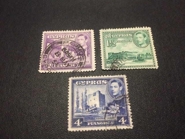 Cyprus stamp 164-166 used
