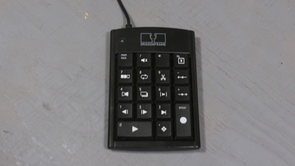 Dragonframe DZED USB Keypad DFK02 Stop Motion Animation No Software! FREE SHIP!