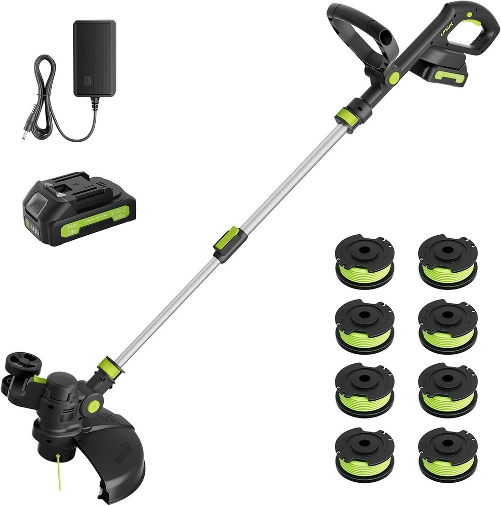 20V Cordless String Trimmer with Fast Charger