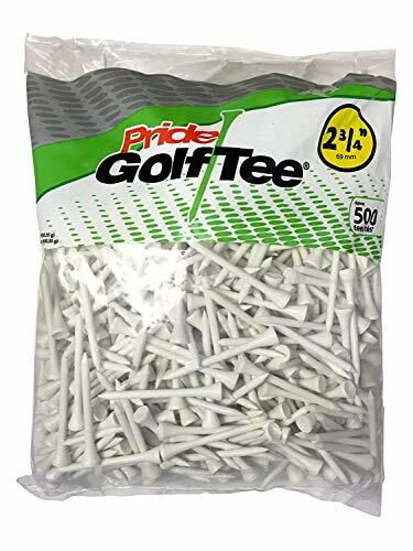 Pride Golf Tee - 2-3/4 inch Deluxe Tee - 500 Count (White)
