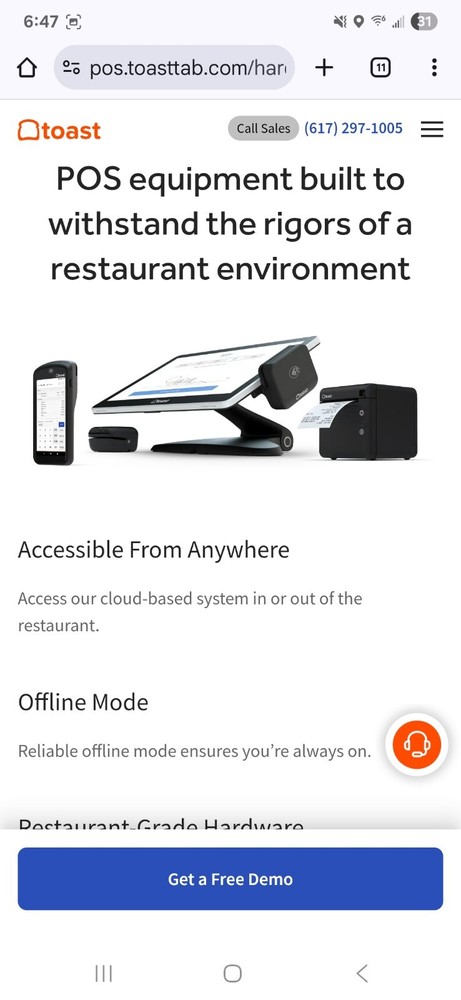 toast POS complete sales system