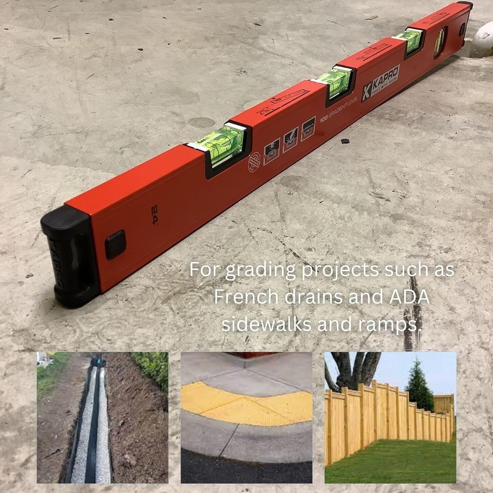 - Nivel De Caja De Gradiente 105 Topgrade - Con Mediciones De Pendiente - Ca...