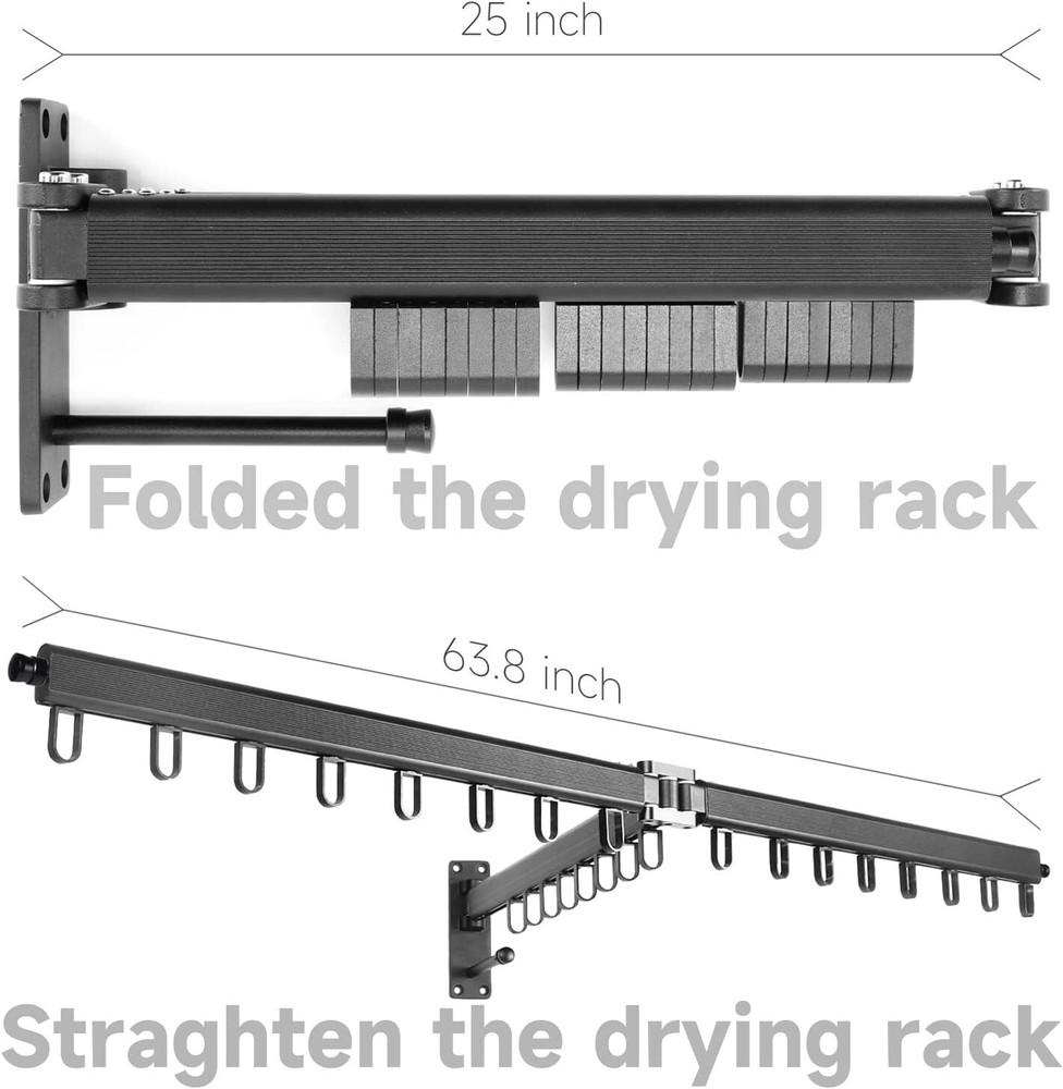 NesTidy Retractable Drying Rack, 3 x 25 L