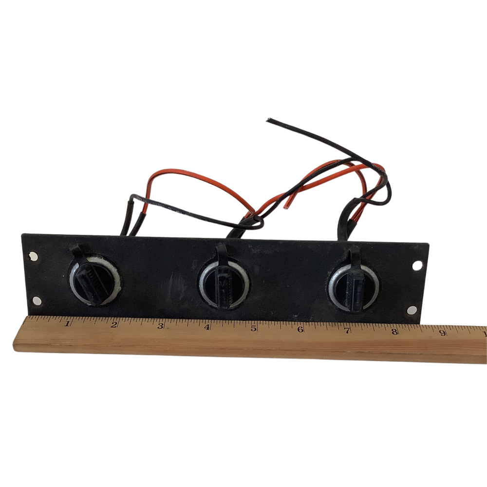 Police Center Console 12 Volt Multi Socket Hardwired Outlet w/ Socket Covers #1