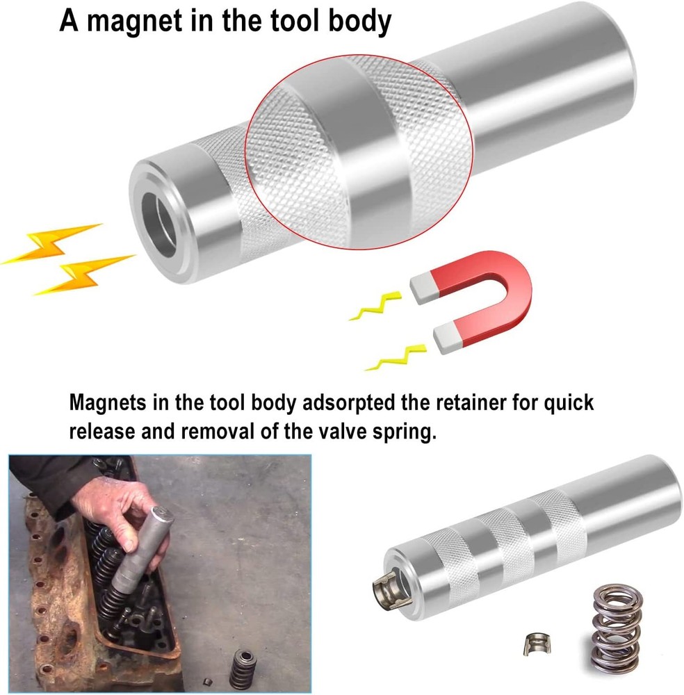 Valve Keeper Remover Installer Tool Kit Valve Spring Retainer Removal Tool 36200