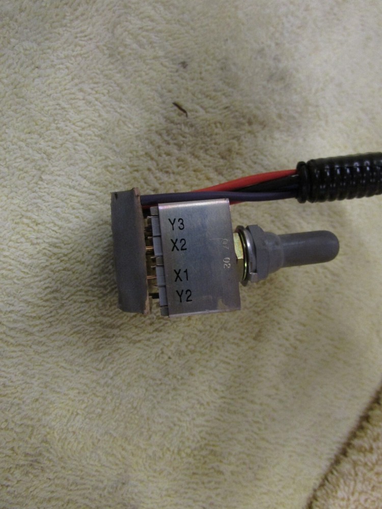 Machine Components 52MXY, B-E-P36, 5 Pos Toggle Switch, 24 Contacts, NOS, L7