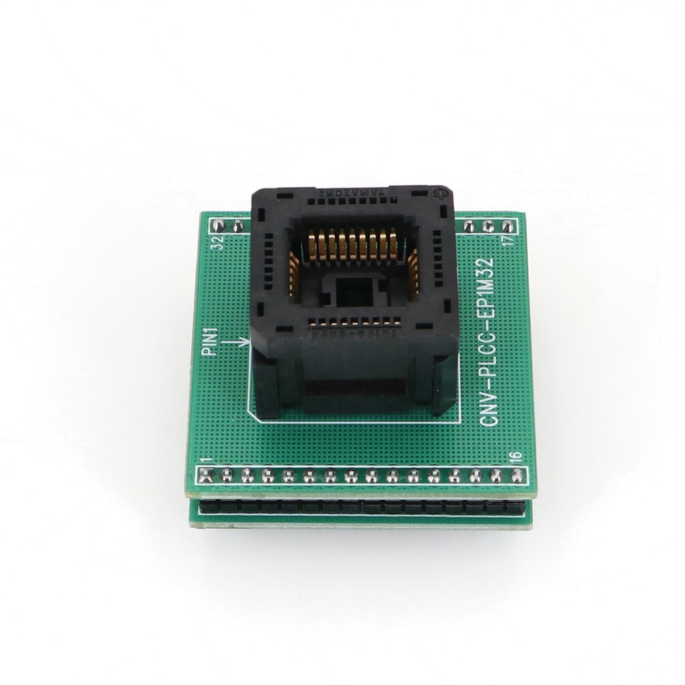 PLCC32 To DIP32 IC120-0324 Pitch 1.27mm Chip Programmer Adapter Test Socket