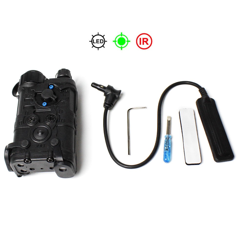 Tactical NGAL IR Aiming Sight + Red Laser + LED White Light for Rifle Flashlight